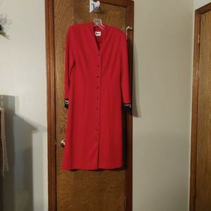 Leslie Fay military style dress